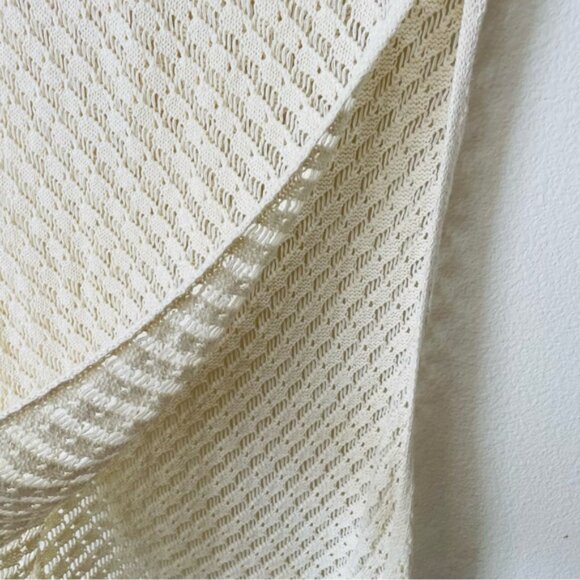 L*SPACE LARGE crochet lace cream midi skirt - Picture 3 of 5